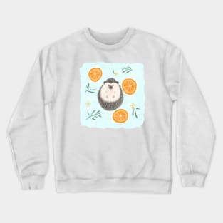 Hedgehog & Oranges Crewneck Sweatshirt